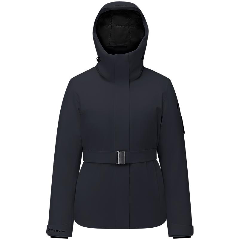 波司登新款羽绒服女高端户外GORE-TEX高蓬鹅绒保暖短款可收腰