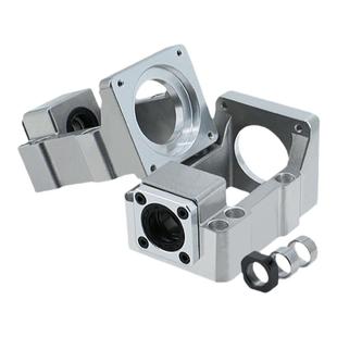 铸铝60马达伺服86步进电机丝杆双轴承一体座支架固定轴承支撑座