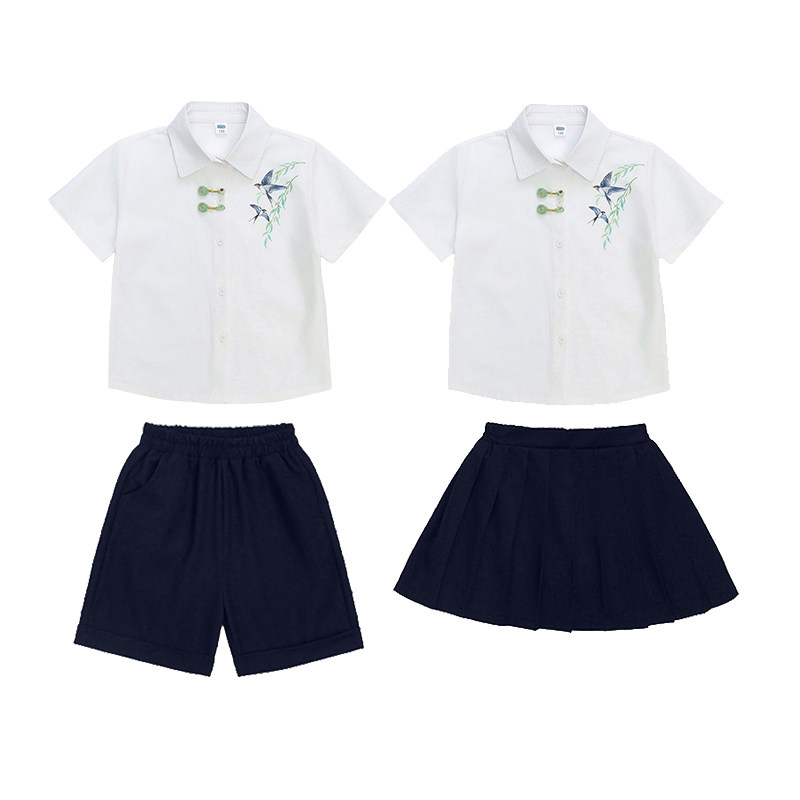 六一夏季小学生国风演出服幼儿园竹子朗诵团体班服儿童文艺合唱服