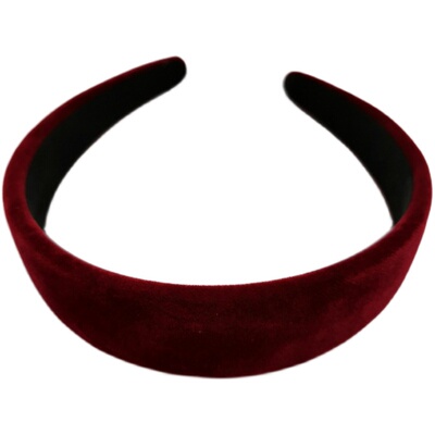 东大门同款纯色质感金丝绒发箍