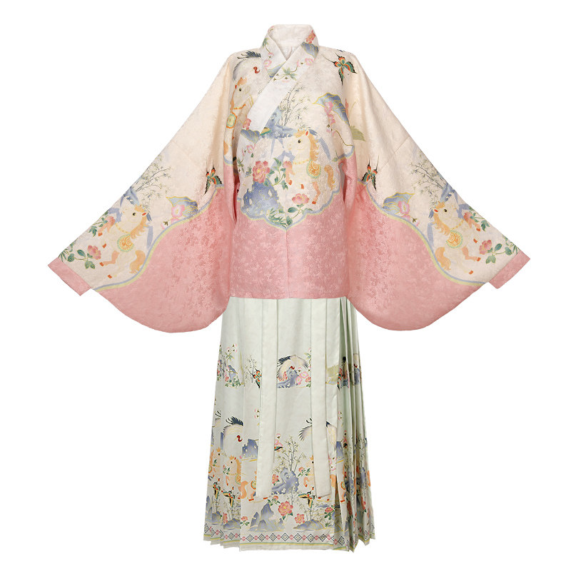 踏马迎春|明制马面裙套装汉服