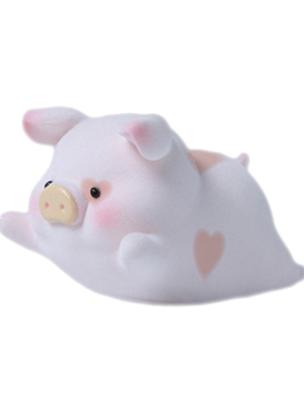 可爱卡通lulu猪猪二代毛绒小猪