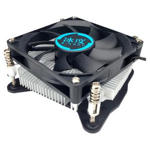 1U超薄CPU散热器OPS一体机HTPC小机箱PWM温控115X/1200/1151/1155