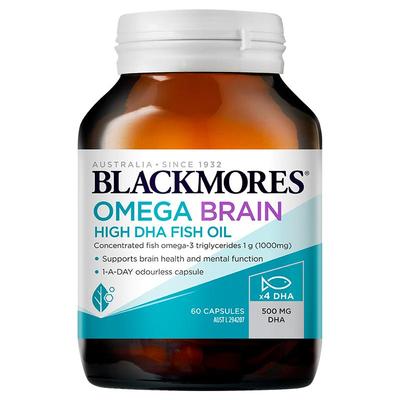【自营】BLACKMORES澳佳宝无腥味深海脑铂金鱼油60粒/瓶 omega-3
