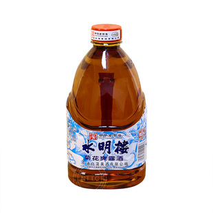 南通特产正宗如皋水明楼白蒲黄酒糯米黄酒菊花爽露酒2.5L*6桶整箱