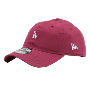 韩国代购NEWERA纽亦华帽子940小标软顶LA脸小棒球帽红色娜扎同款