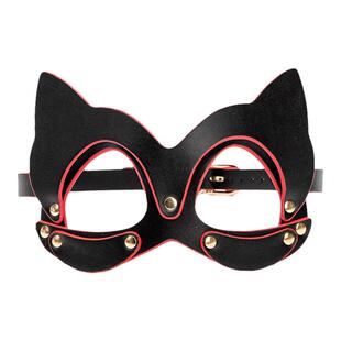 猫女cos面具女化妆舞会武侠古风皮质眼罩酒吧派对半脸面罩