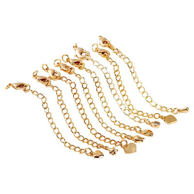 18k包金珍珠项链手链加长延长链