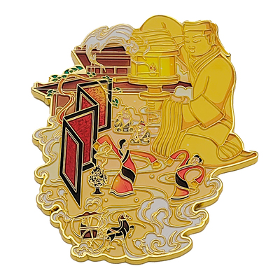 冰箱贴定制金属文创旅游景区礼品特色建筑纪念企业logo烤漆定做