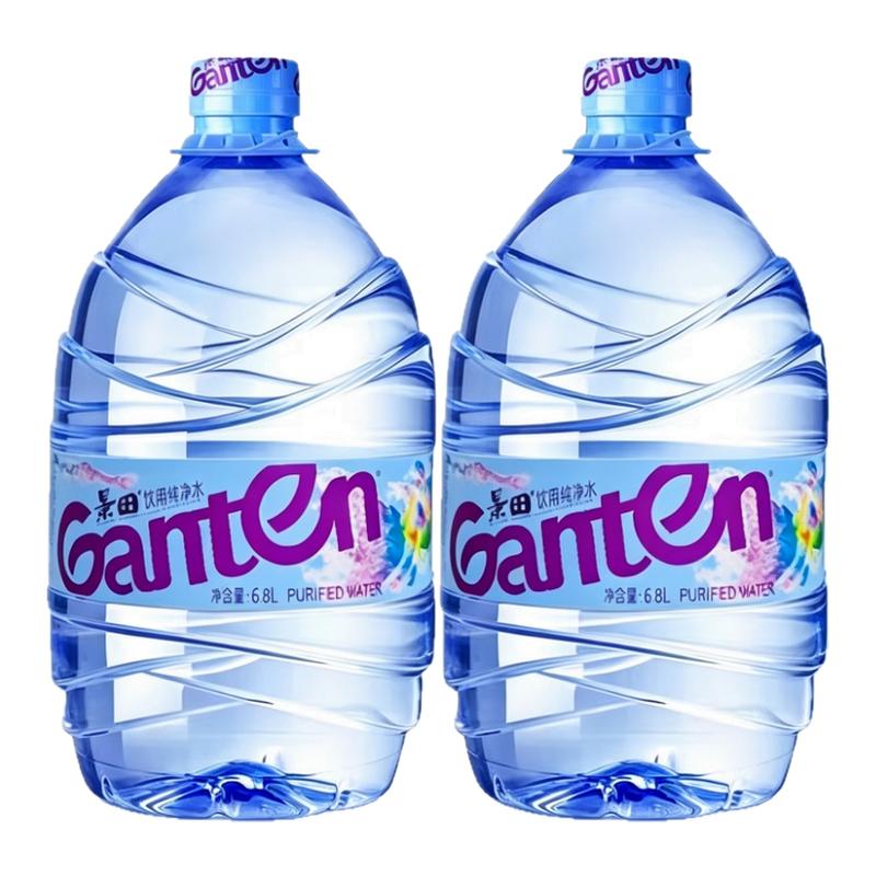 景田6.8L*2/4大桶装纯净水家用
