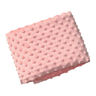 婴儿豆豆绒布料A类新生儿床品安抚抱枕布艺diy面料宝宝百家被底布