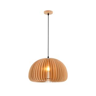 日式吊灯简约实木餐厅灯卧室床头客栈民宿咖啡馆寿司店北欧灯具
