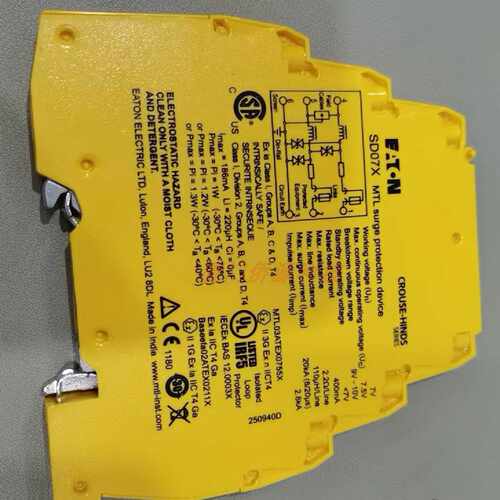 议价SD07X伊顿MTL浪涌保护器 隔离式安全栅 原装现货型号齐全库存