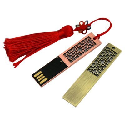 金属u盘64g青铜32/16/8g如意复古优盘支持定制diy定制招标多容量