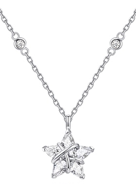 925纯银织女星星项链女时尚新款小众设计感七夕情人节礼物送女友