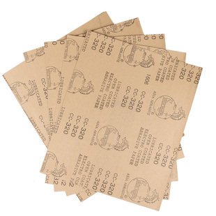 龙牌干磨砂纸CC240目 家具油漆腻子打磨打磨花头八角砂砂带砂布卷