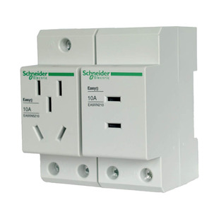 施耐德模数化导轨式插座EA9XN 10/16/25A 单相二孔三孔五孔三相电