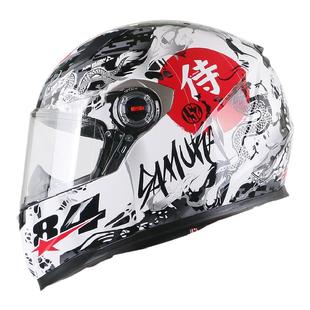 ls2头盔摩托车全盔3c认证秋冬季机车赛车头盔电动车四季通用FF358