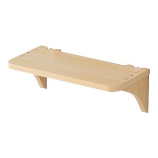 实木路由器放置架电视机顶盒支架wifi收纳架免打孔墙上隔板一字托