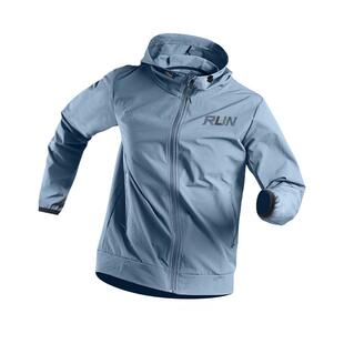 运动风衣外套男防风薄款单层骑行服春季跑步训练速干连帽户外轻便