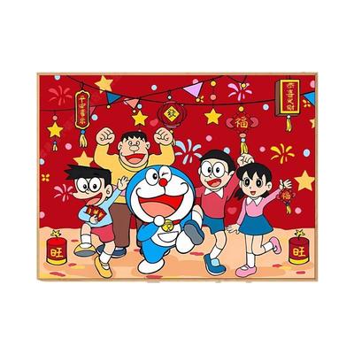 全家福拼图蜡笔小新1000片带相框高质量高级感成人版益智玩具礼物