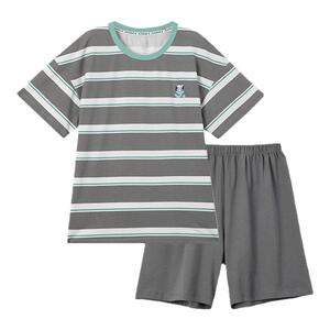 久岁伴青少年睡衣男初中学生2026新款女孩a类全棉短袖家居服夏季