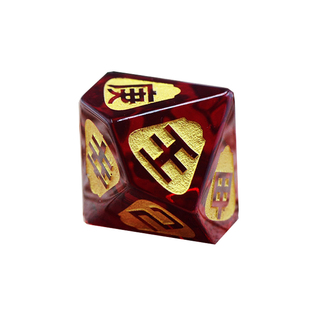 原创十天干十面周易八卦宝石骰子八面色子套装多种矿石可定制