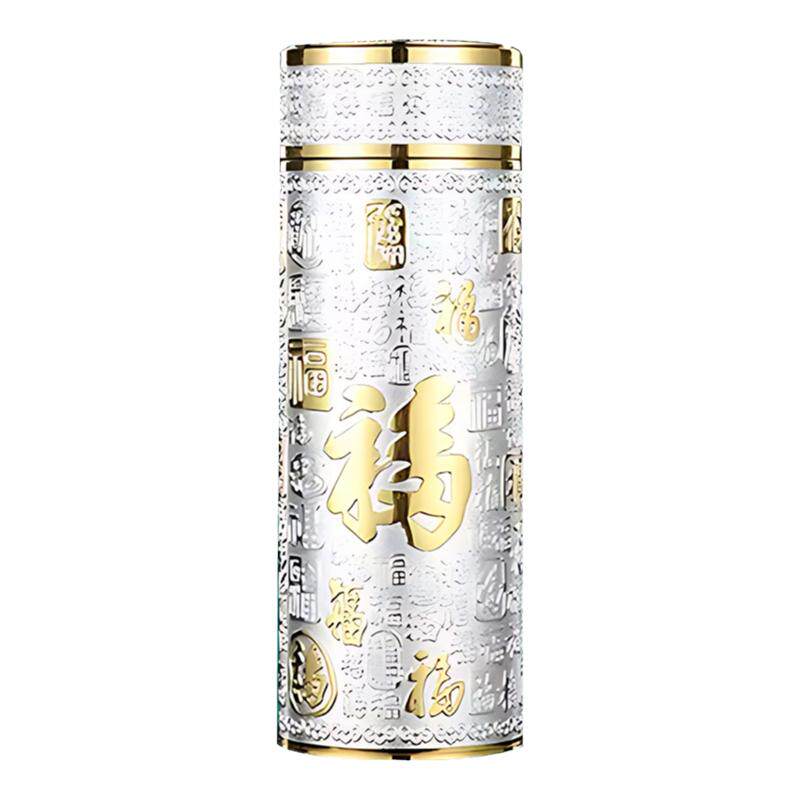 百福足银保温杯银水杯999纯银