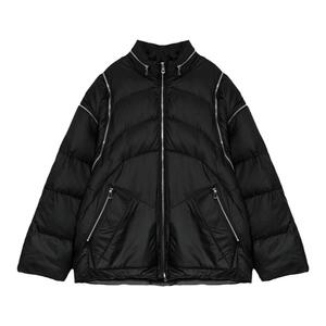 MIICHOUS 22FW 月光星耀/闪耀金属拉链可拆卸袖子结构面包棉服