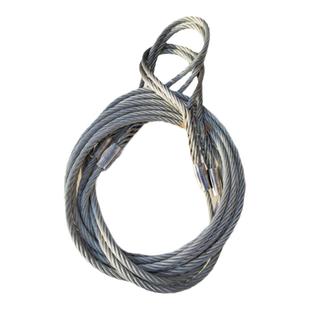 热镀锌无油不锈插编加压制钢丝绳吊索具钢索绳缆吊装无毛刺索具