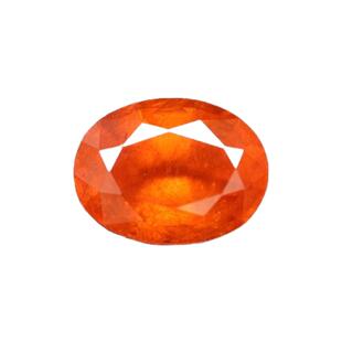 FD1天然芬达锰铝石榴石裸石戒面彩宝18K金镶嵌戒指吊坠新品