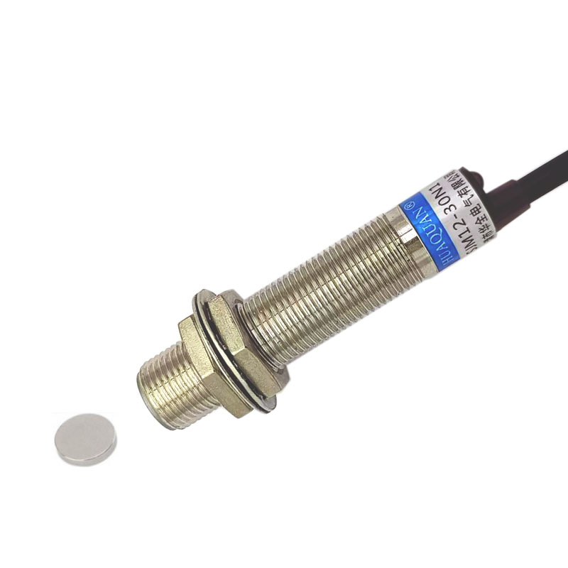 远距离霍尔传感器 磁性开关SJM18-60N1 NPN常开 12V 24V送磁铁M18