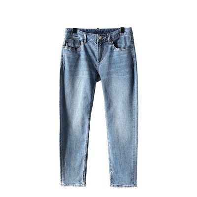 舒适百搭直筒休闲九分牛仔裤