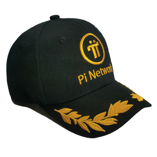 Pi Network游龙说派币π友定制刺绣男女休闲百搭鸭舌棒球遮阳帽子
