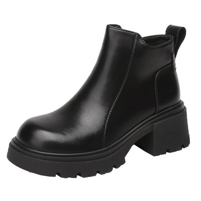 达芙妮加绒短靴马丁靴