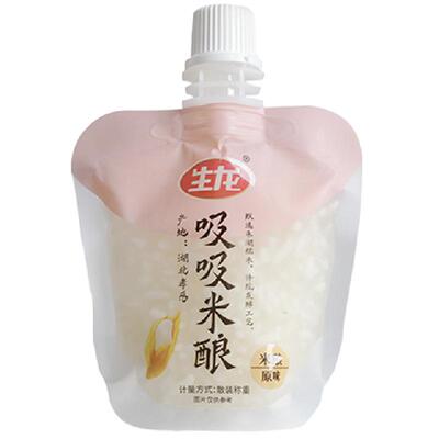 生龙米酒吸吸米酿袋装便携甜酒酿