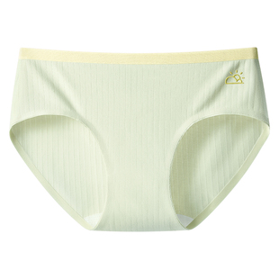 雅鹿全棉内裤女士三角短裤2025新款女纯棉7a级抗菌少女生无痕裤衩
