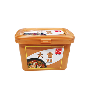 韩式料理调料户户大酱500g大豆酱黄豆酱大酱汤专用酱韩式大酱3kg