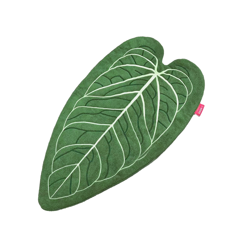 HOHO原创植物叶子地垫ins地毯