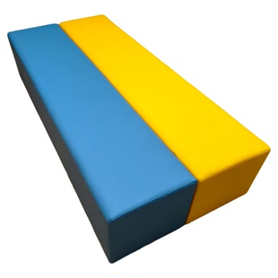 热卖儿童软包沙发凳商场休息区长凳软体组合长条凳家用实木换鞋凳