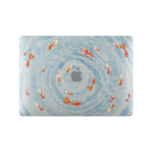 MIUCHO 锦鲤好运连连电脑壳适用Neo苹果2026款M5 air13透明macbook14磨砂原创设计防摔pro16寸防磕碰保护硬壳