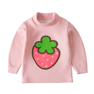 半高领加绒加厚秋款冬装长袖t恤