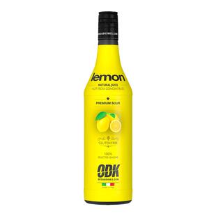 ODK柠檬汁750ml 意大利进口非浓缩还原纯汁稳定一致