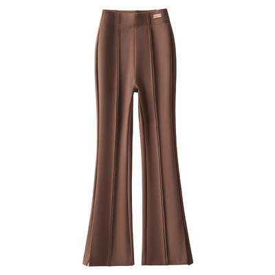 加厚加绒微喇休闲裤女2025新款