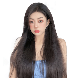 假发片增发量蓬松三片式黑长直假发无痕隐形仿真一片式长发接发片