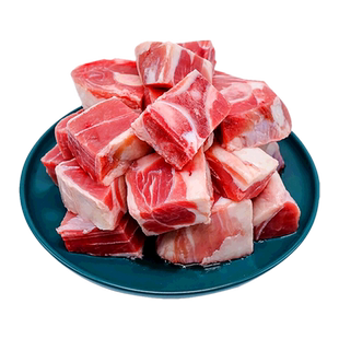 羊肉新鲜5斤切块羊腿肉草原散养乳羔羊肉烧烤生羊肉冷冻