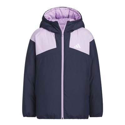 Adidas阿迪达斯儿童25冬新女童经典三条纹保暖羽绒服外套KC5936