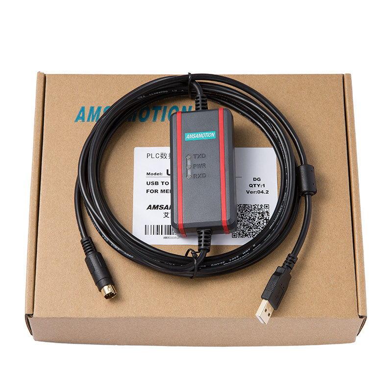适用 台达PLC数据线DVP/ES/EX 信捷编程电缆通讯下载线USBACAB230