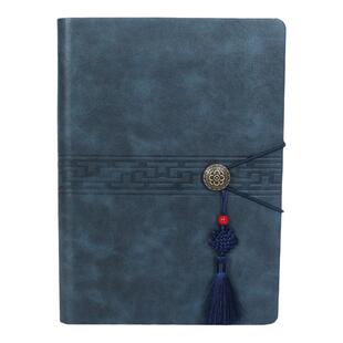 a5商务活页笔记本子文具办公中国风简约记事本活页夹U盘复古风文艺青年日记本礼盒套装教师节礼品本定制LOGO