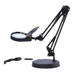 PDOK工作台灯学习专用维修放大镜装饰床头护眼小夜灯化妆美容嫁接睫毛文身直播超亮度LED台灯可调扩大镜